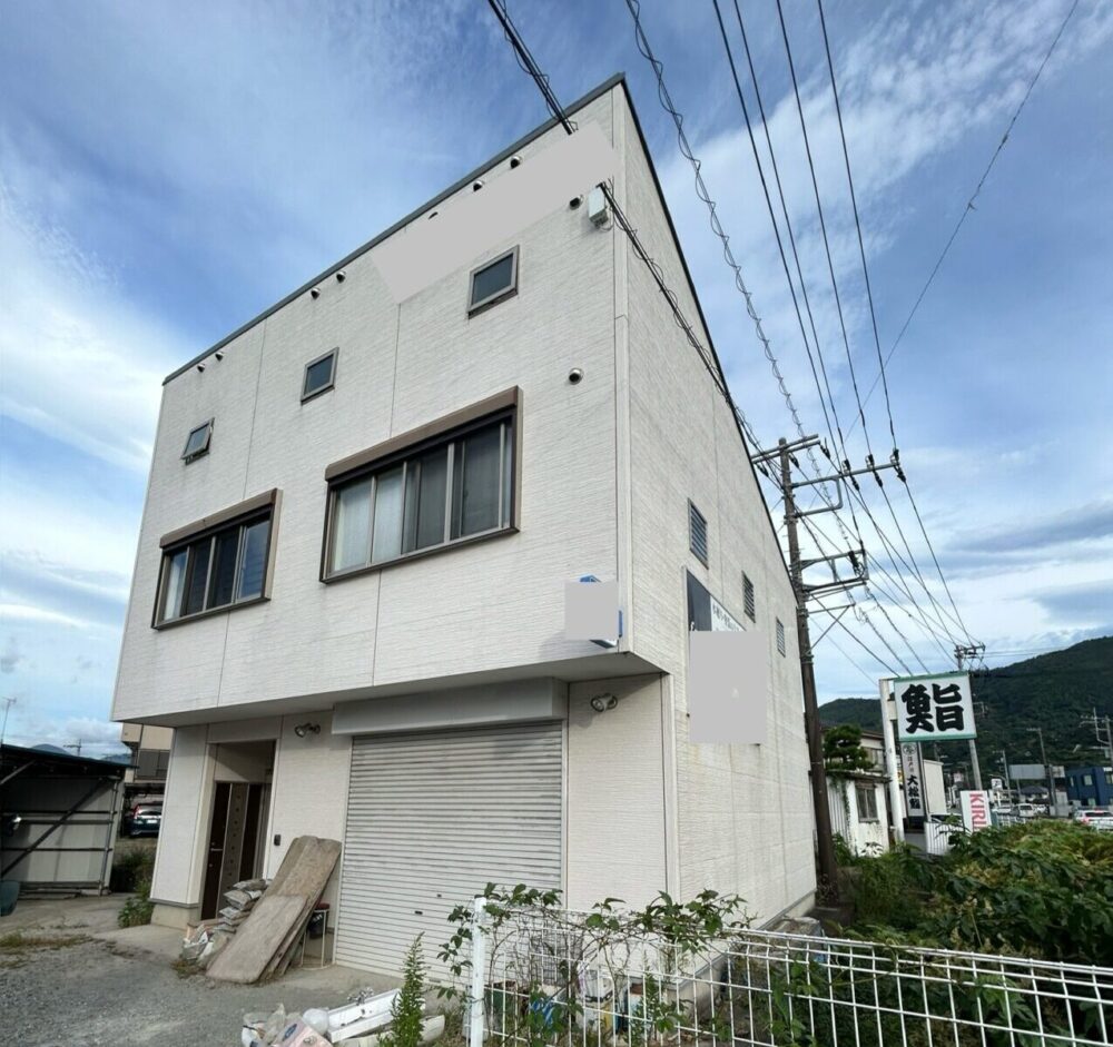 神奈川県　大井町　サイディング外壁　塗装工事　艶消し